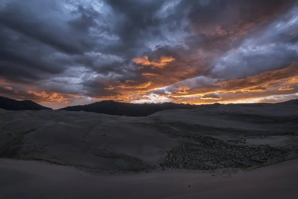 Parque Nacional das Grandes Dunas de Areia, Colorado, EUA — Fotografia de Stock