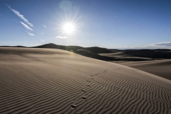 Nagy homokdűnék Nemzeti Park, Colorado, Amerikai Egyesült Államok Jogdíjmentes Stock Fotók