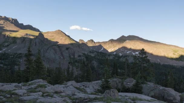 Time lapse sequence taken in the Eagles Nest Wilderness, Central Colorado — Stock Video