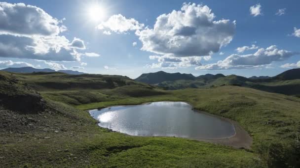 Timelapse di un paesaggio serale nelle montagne rocciose, Maroon-Snowmass Wilderness — Video Stock