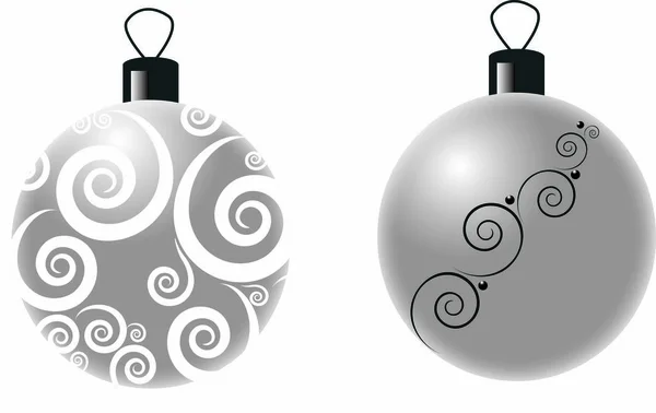 Decoraciones navideñas. Año Nuevo. Navidad . — Vector de stock