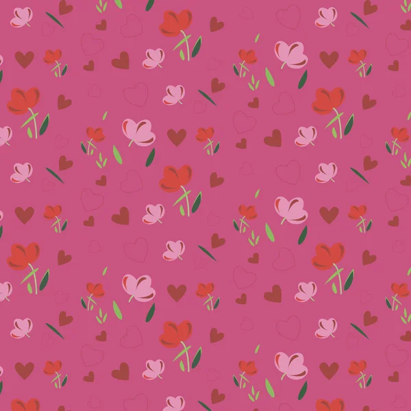 Fondo de pantalla de primavera con flores. Fondo vectorial . — Archivo Imágenes Vectoriales