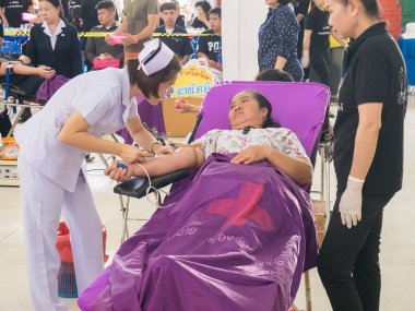 Chaing Rai-Temmuz 31: tanımlanamayan kan bağış Chaing rai