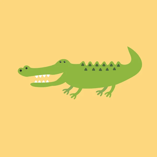 Crocodile crocodile crocodile — Image vectorielle