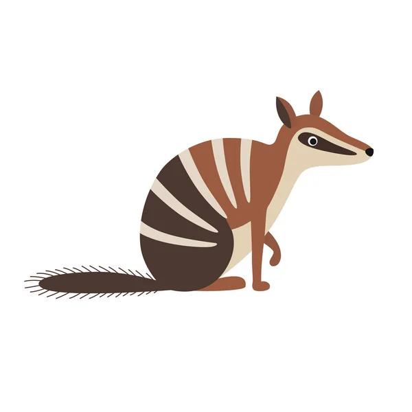 食蚁兽动物卡通人物 — 图库矢量图片