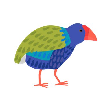 Takahe uçamayan parlak kuş