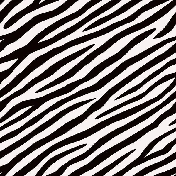 Seamless pattern Zebra. Black and white colors. — Stock Vector