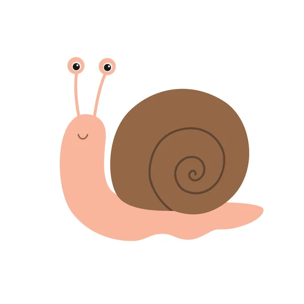 귀여운 달팽이 만화 — 스톡 벡터