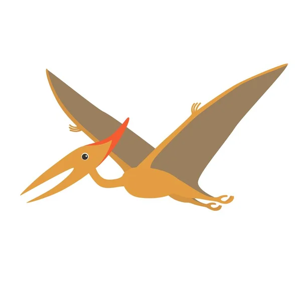 Dibujos animados dino pteranodon — Vector de stock