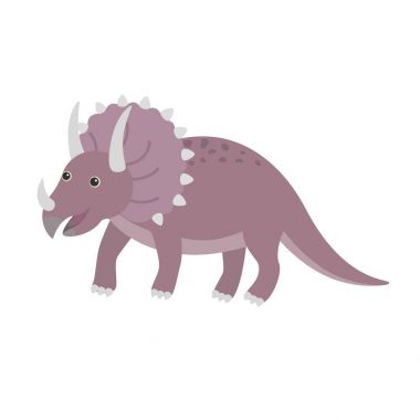 Triceratops dinozor vektör