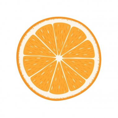 turuncu meyve vektör illüstrasyonu