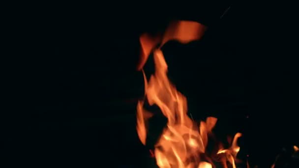 Brand i pejs – Stock-video