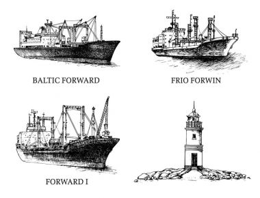 Kargo gemisi, Reefer, deniz feneri ayarla