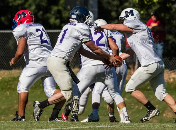 High School Football Action — Stock Photo, Image