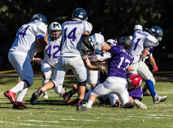 High School Football Action — Stock Photo, Image