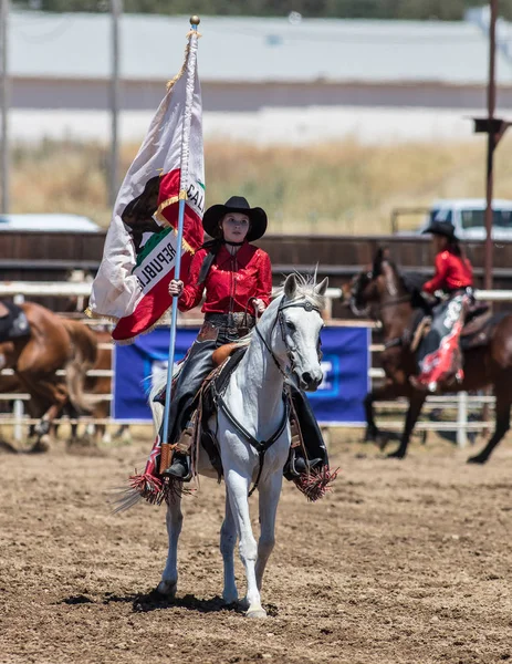 Hermosa reina del rodeo — Foto de Stock