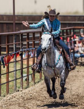 Güzel Rodeo kraliçesi