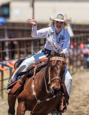 Güzel Rodeo kraliçesi