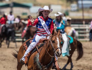 Güzel Rodeo kraliçesi