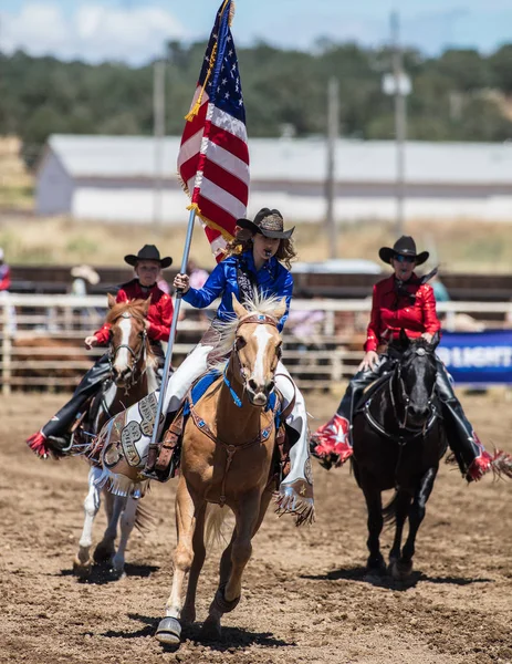 Equipo de taladro de rodeo junior — Foto de Stock