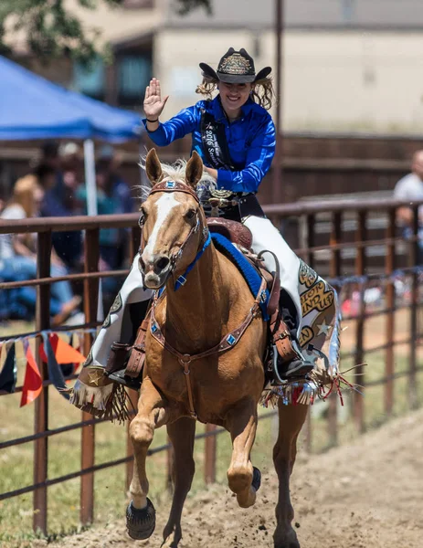 Krásná královna Rodeo — Stock fotografie