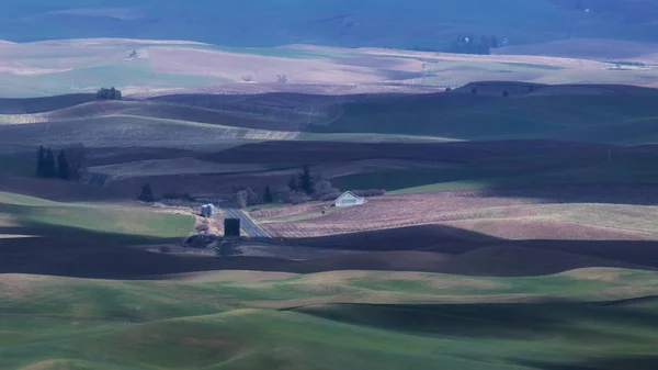 Böljande kullar av Palouse — Stockfoto