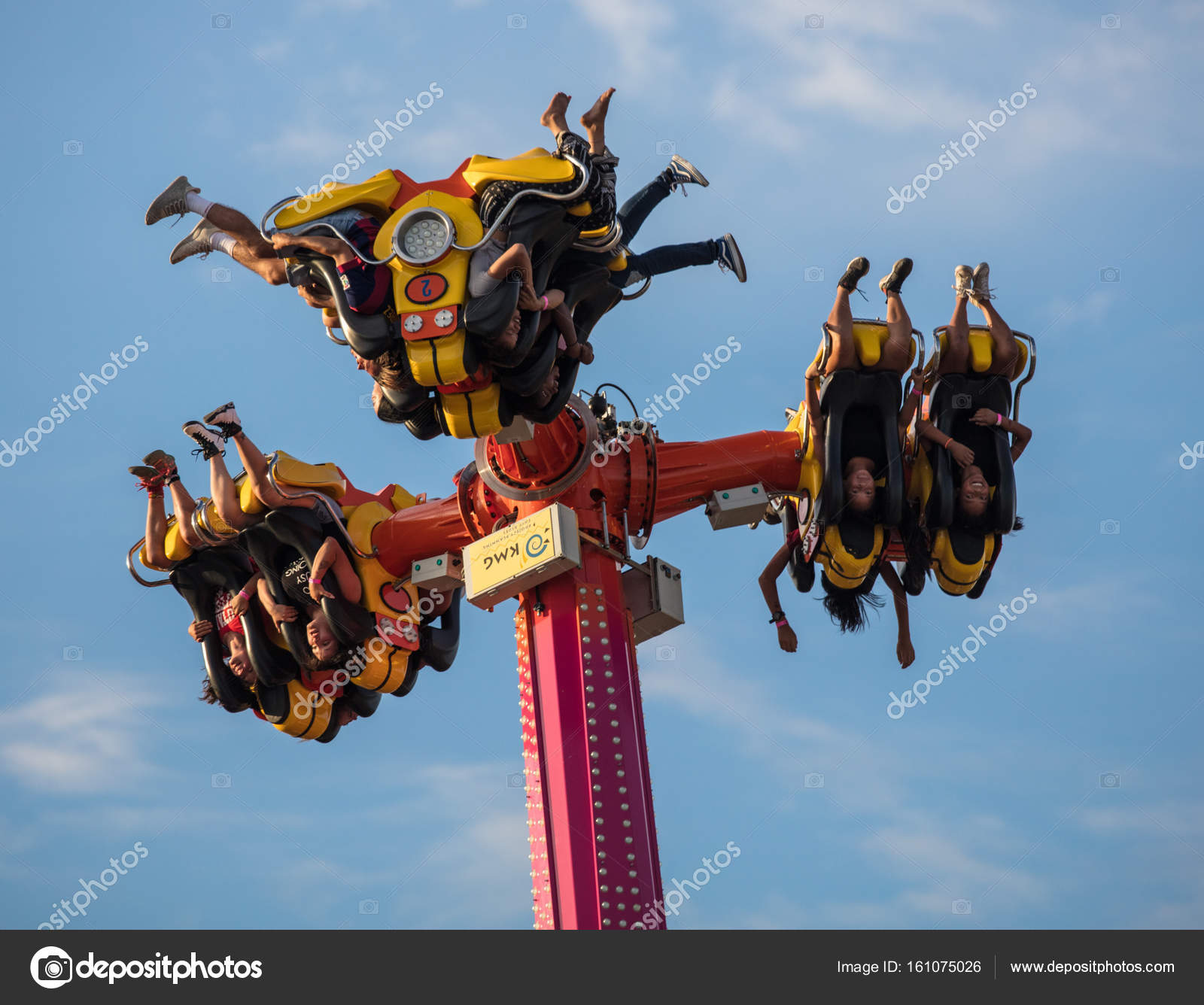 Attendees California State Fair Enjoy Swing Ride Sacramento