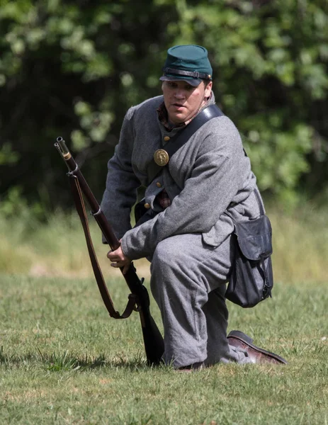 Reenactors 캘리포니아에서 이벤트에서 — 스톡 사진