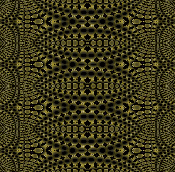 Sömlös regelbundna ellipser mönster oliv grön svart — Stockfoto