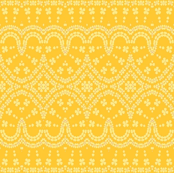 Безшовний квітковий орнамент в жовтих відтінках — стокове фото