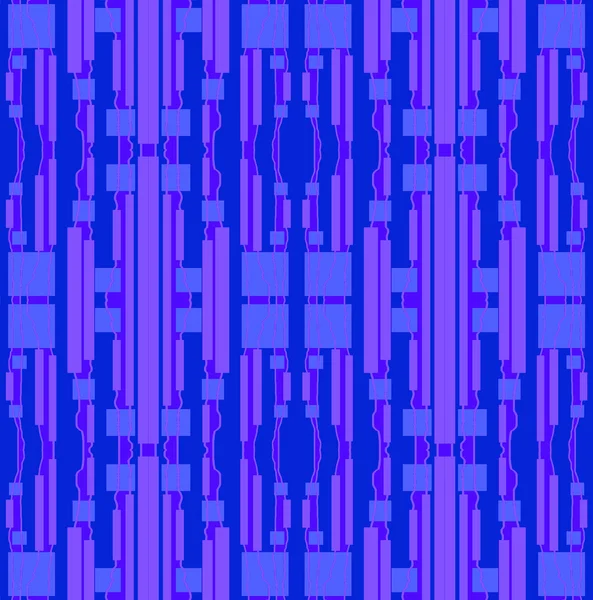 Bezszwowe kwadraty i prostokąty wzór fioletowy fioletowy ciemny niebieski — Zdjęcie stockowe
