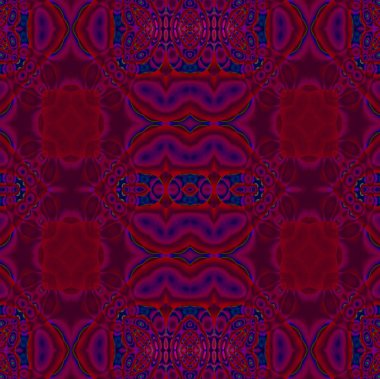 Sorunsuz süsleme koyu kırmızı mor eflatun ve koyu mavi