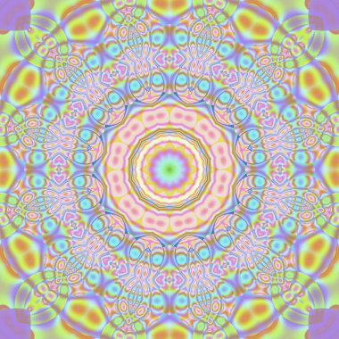 Süsleme pembe mavi mor yuvarlak sorunsuz