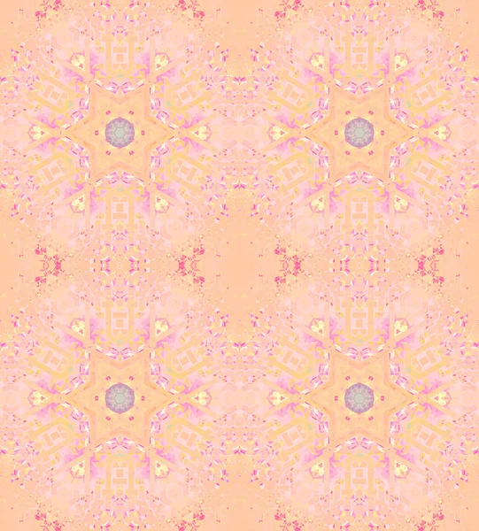 Seamless yıldız modeli pembe mor sarı