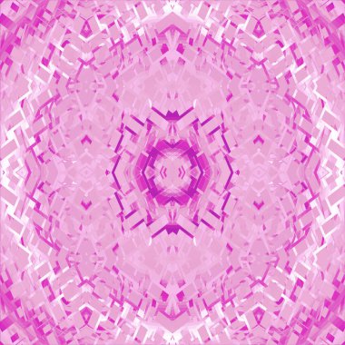 Kesintisiz Daire ve elmas desen beyaz mor pembe