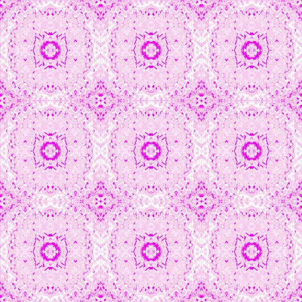 Бесшовные круги и алмазный узор розовый белый фиолетовый — стоковое фото
