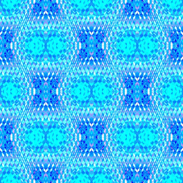 Безшовний діамантовий візерунок бірюзовий синій фіолетовий білий — стокове фото