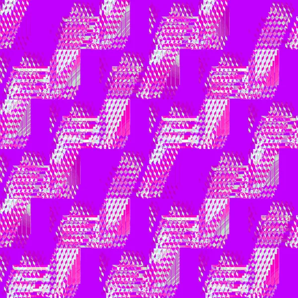 Padrão sem costura waffle-weave violeta magenta cinza roxo na diagonal — Fotografia de Stock