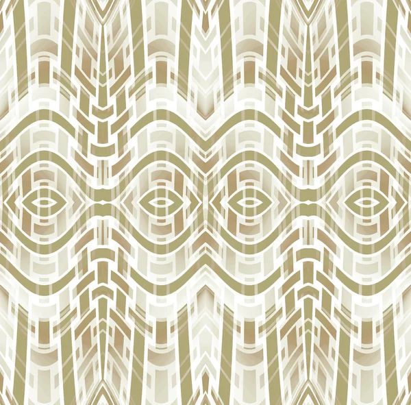 Sömlös ellipser och ränder mönster vit beige brun grå olivgrön — Stockfoto
