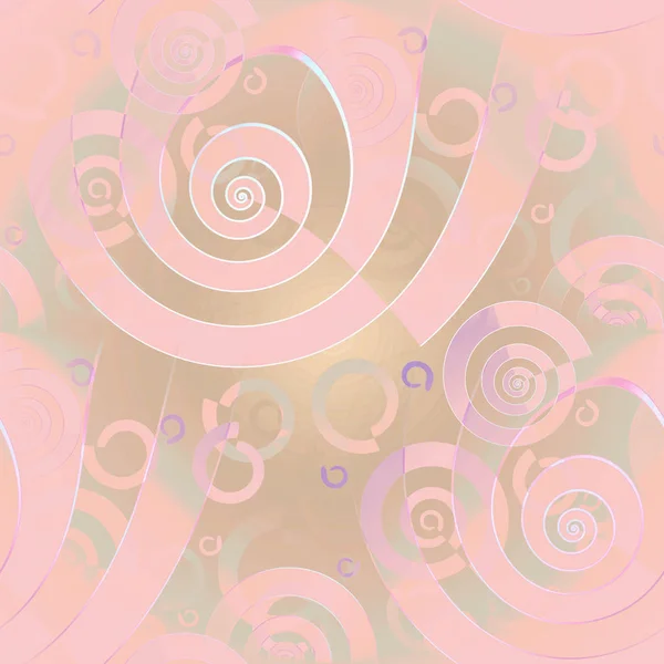 Spirale senza cuciture modello rosa viola marrone chiaro sovrapposizione offuscata — Foto Stock