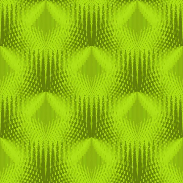 シームレスな三角形パターンの明るいグリーン、オリーブ グリーンにシフト — ストック写真