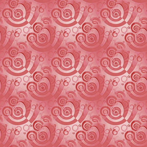 Padrão espiral sem costura rosa pastel vermelho borrado — Fotografia de Stock