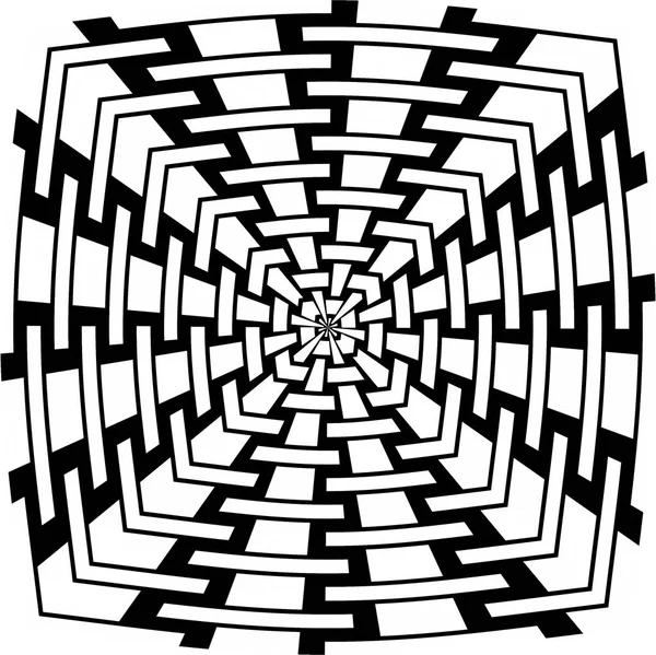 Modèle carré régulier coloriage filet noir et blanc — Photo