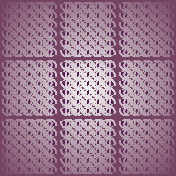 Regular squares pattern with oval elements silver gray and purple centered and blurred — Stock Photo, Image