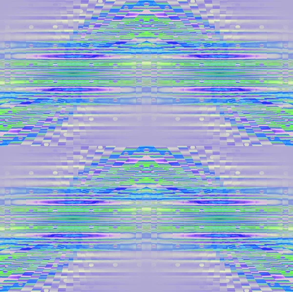 ライラック、青および緑の陰で規則的な波形パターン — ストック写真