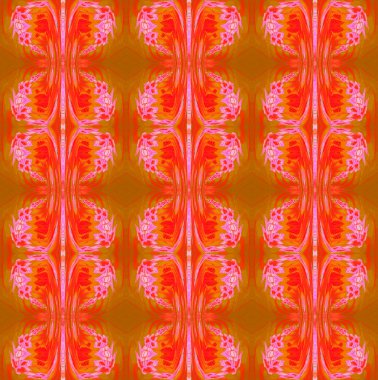 Düzenli süsler kırmızı mor yeşil