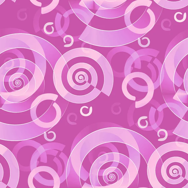 Спиральный рисунок розовый фиолетовый накладывается — стоковое фото