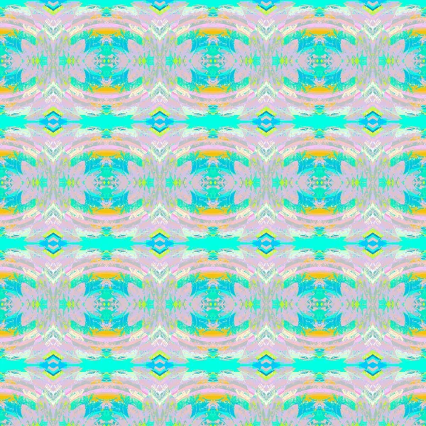 Regelmatige ellipsen en diamond patroon roze turquoise blauw oranje — Stockfoto