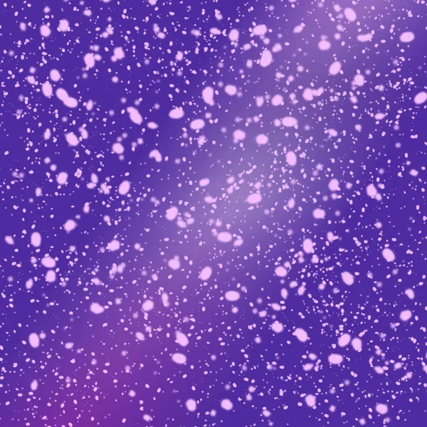 抽象的冬天晚上下雪 — 图库照片