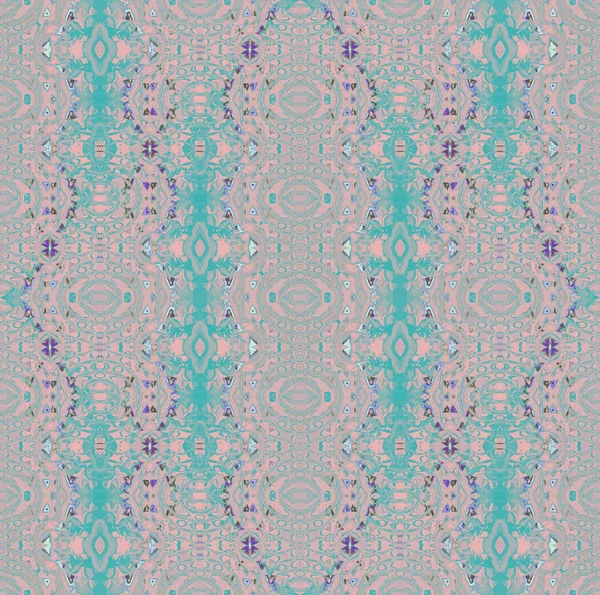 Regular intricate ornaments pink turquoise purple vertically